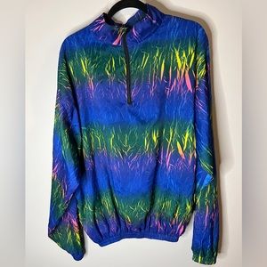 Vintage multicoloured windbreaker